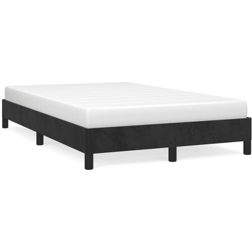 VidaXL Posteljni okvir črn 120x200 cm žamet, (20600858) Slike