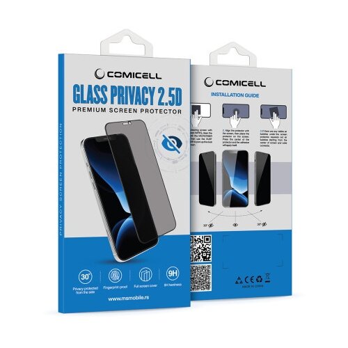  Folija za zastitu ekrana glass privacy 2.5d full glue za honor 400 lite crna ( FL11654 ) Slike