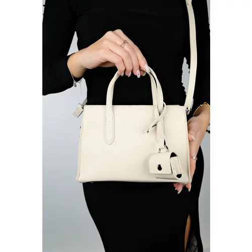 LuviShoes WILLIAM Women's Cream Handbag