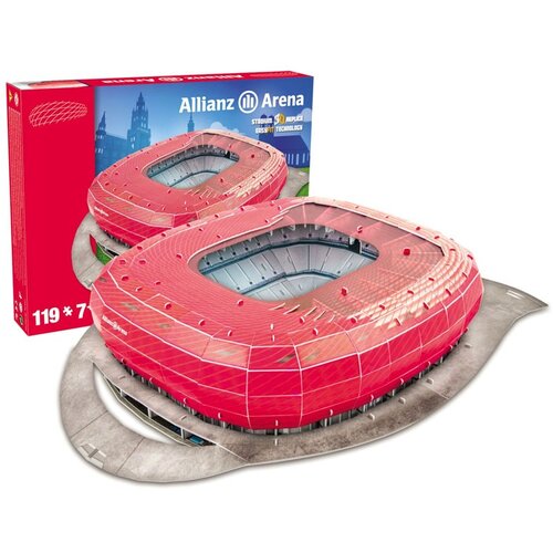  Allianz Arena 3D Stadium Puzzle Slike