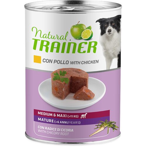 Natural trainer Maintenance Mature Medium &amp;amp; Maxi - 12 x 400 g piletina Slike