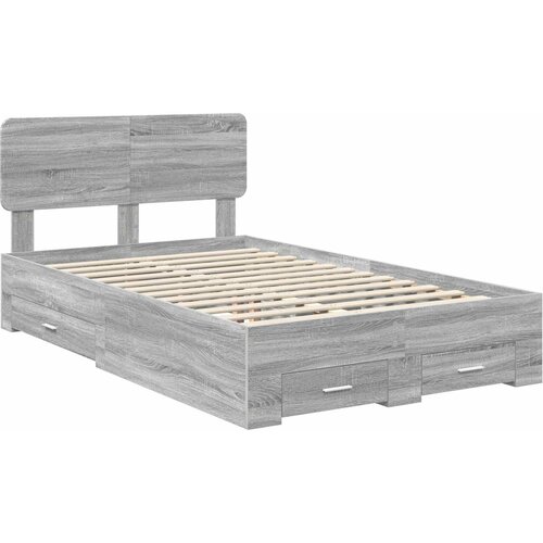  Krevetna konstrukcija Siva Sonoma 120 x 200 cm 203 x 123 x 90 cm Slike
