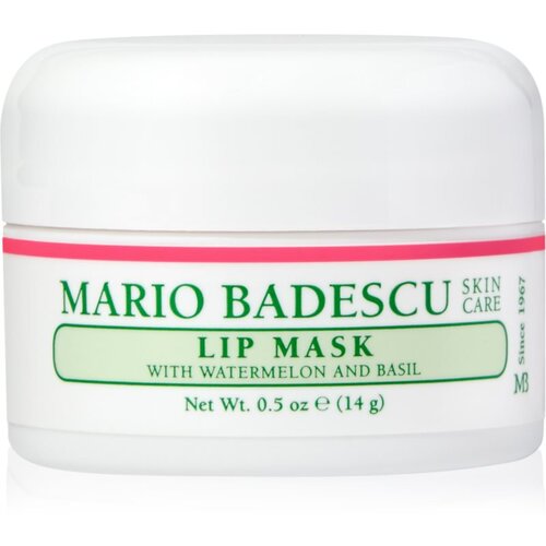Mario Badescu Lip Mask with Watermelon and Basil vlažilna maska za ustnice 14 g Slike