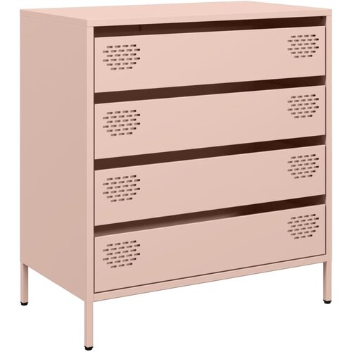 Maison Chic Komoda ružičasta 68x39x73,5 cm hladno valjani čelik Cijene