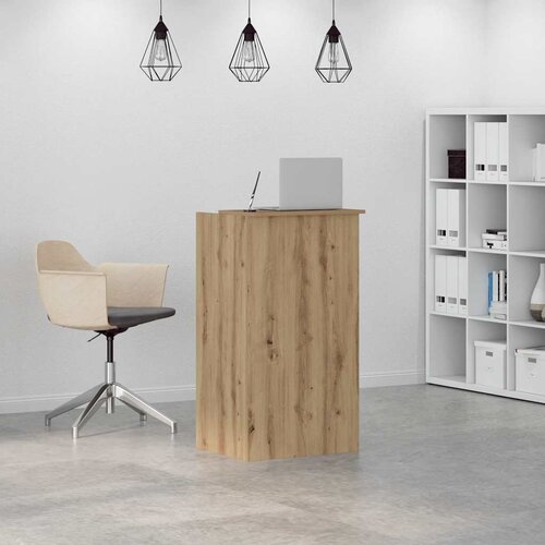  Recepcijski stol Artisan hrast 55x50x103,5 cm izrađeno drvo Slike