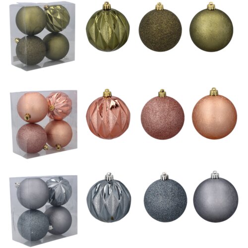 Molarem Home Set od 4 kuglice za božićno drvce &ndash; 8 cm, maslinasto zelena Cijene