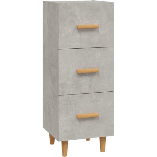 Maison Chic Komoda - Predalnik betonsko siva 34,5x34x90 cm konstruiran les, (21720312) Cene
