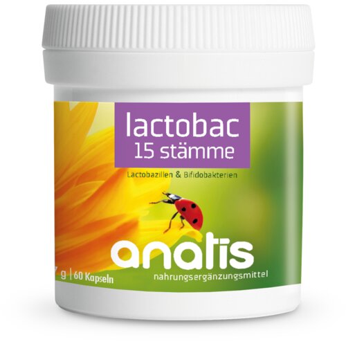 Anatis Naturprodukte Lactobac 15 sojeva - 60 kaps. Slike