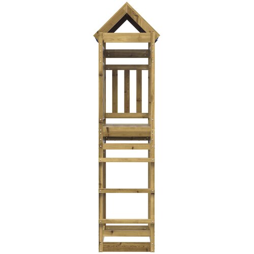  Igraći Toranj Smeđa Solidno Impregnirano Drvo 85 x 52,5 x 239 cm Slike