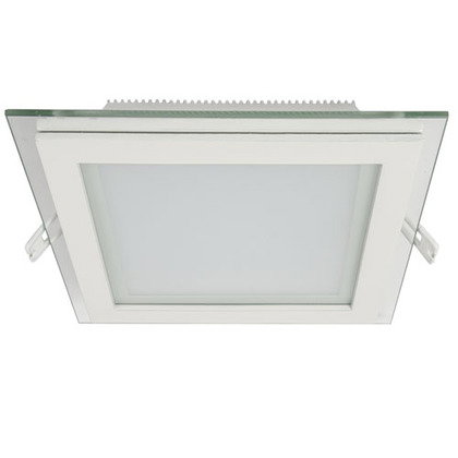 Elmark LED panel+steklo 18W 200mm 3000K - vgradni, bel, kvadrat Cene