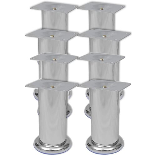 VidaXL Okrugle noge za kauč 8 kom kromirane 120 mm Slike