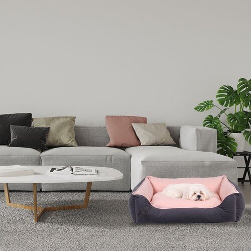 Lucy Dog & Cat S - Siva, Roza Krevet za Kućne Ljubimce Cene