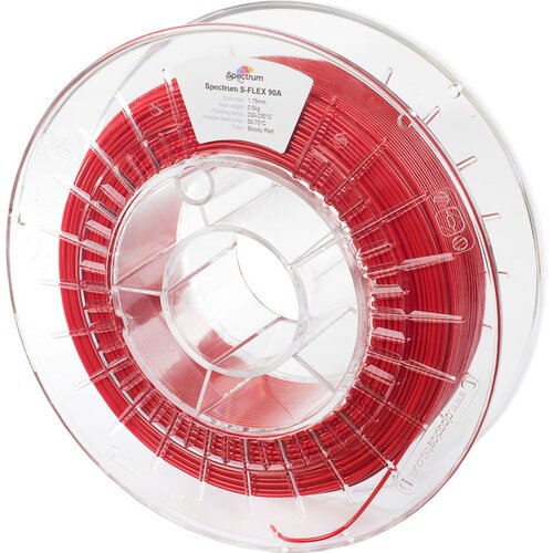 Spectrum S-Flex 90A Bloody Red - 1,75 mm / 500 g Slike