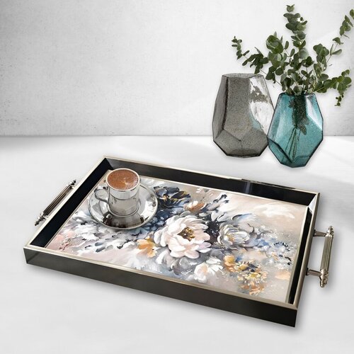 Aberto Design Poslužavnik TPG9848 50 x 29 x 3.5 cm, Šareni Cene