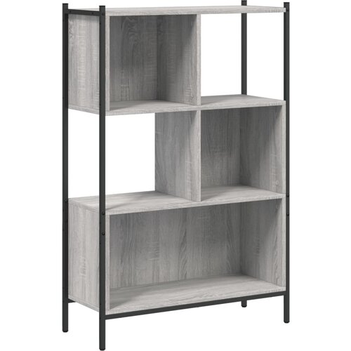 Maison Chic Knjižna omara - Knjižni regal siva sonoma 72x28x109 cm inženirski les, (21724623) Slike