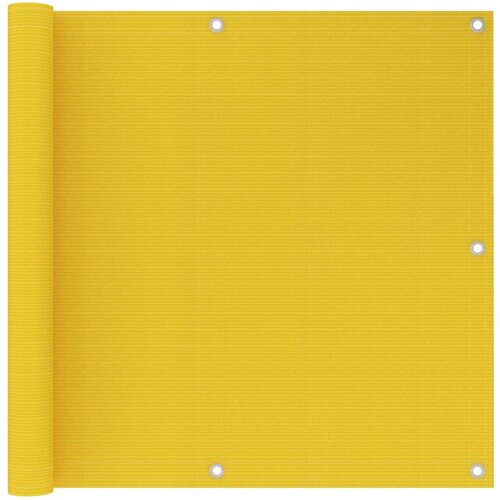 vidaXL Balkonsko platno rumeno 90x300 cm HDPE Cene