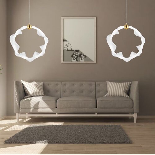 Toolight LED svijetiljka G014-1CP WHITE/GOLD Slike