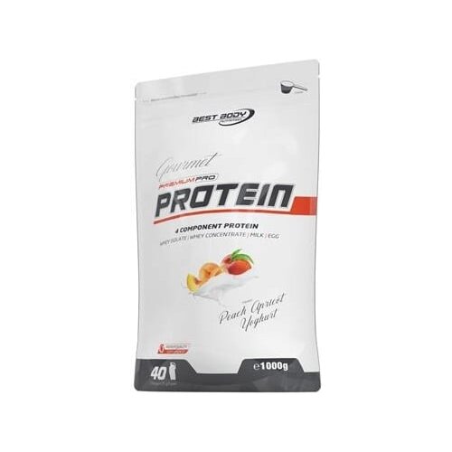 Best Body Nutrition Gourmet Premium Pro Protein 1 kg - Peach Apricot Yoghurt Cene