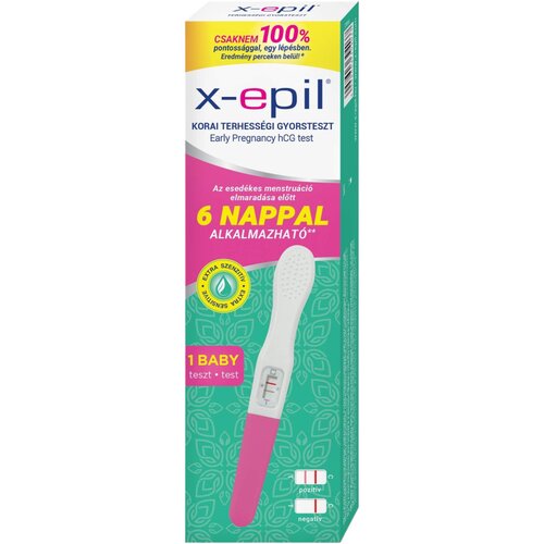 X EPIL brzi test za ranu trudnoću (1kom) Slike