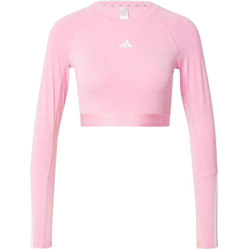 Adidas Funkcionalna majica 'HYGLM' roza / bela