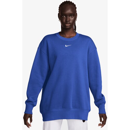 Nike Dukserica W NSW PHNX FLC OS LONG CREW Slike