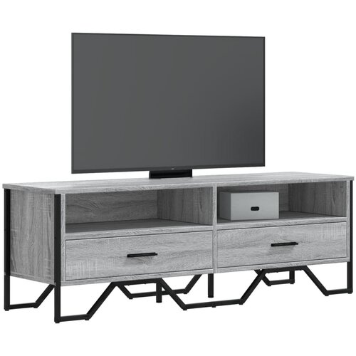 TV ormarić siva boja hrasta 122 x 34 x 41 cm konstruirano drvo Cene