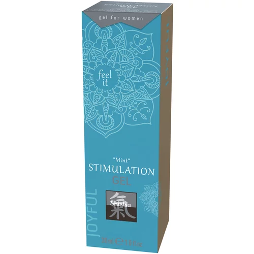 Shiatsu Gel za stimulacijo Mint, 30 ml