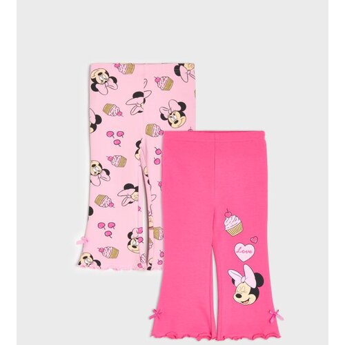 Sinsay Pamučne flare tajice 2 pack Minnie Mouse Slike