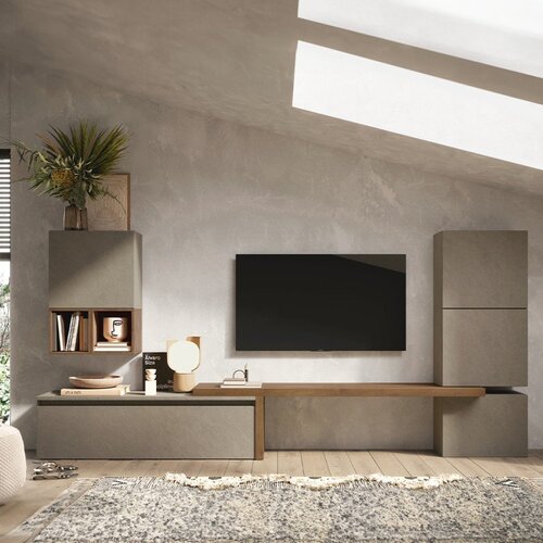 LC Mobili Sodobna stenska enota za TV, 290x140 cm - INFINITY 2.0 900018 Cene