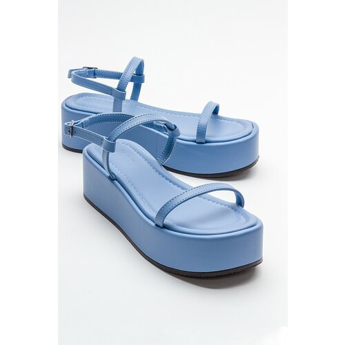 LuviShoes LINA Women's Blue Sandals Slike