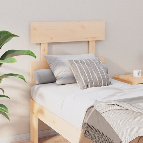 VidaXL Uzglavlje za krevet 93,5 x 3 x 81 cm od masivne borovine Slike