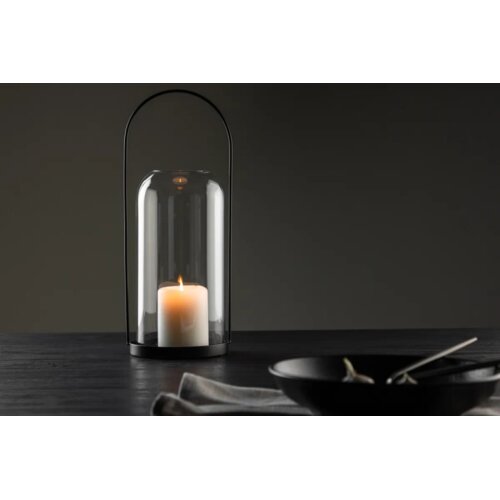 Venture Home svjetiljka za svijeću (lantern) Flora ⌀13 cm, crna Slike