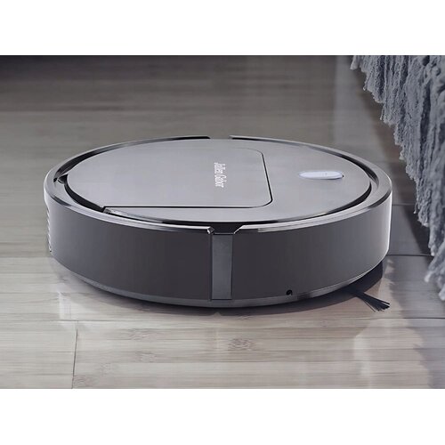  Avtomatski aku. brezžični robotski sesalnik USB 25cm črn Slike