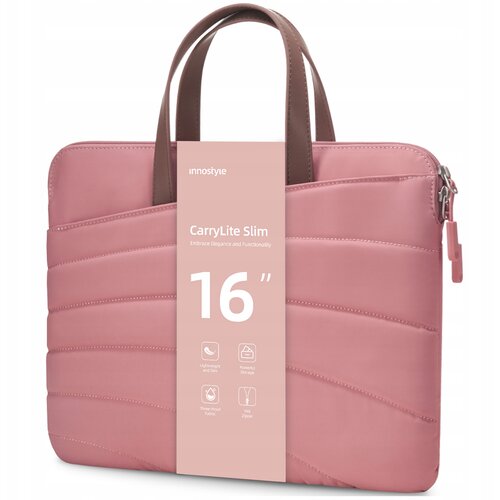Innostyle ŽENSKA TORBA ZA PRENOSNIK 15, 6, 16 L, VODOTESNA, CARRYLITE SLIM, ROZA, (5000338163) Slike