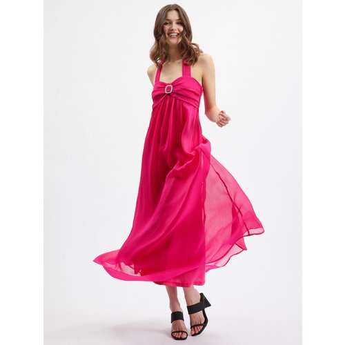 Orsay Pink Maxi-Dresses - Women Slike