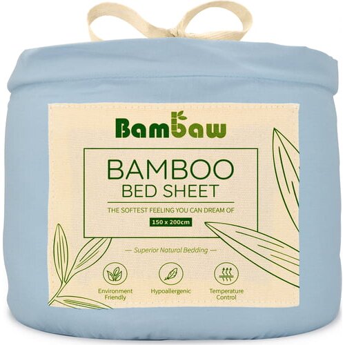 Bambaw rjuha iz bambusa 150 x 200 cm - light blue Cene