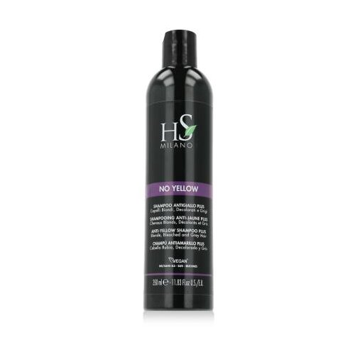 HS MILANO No Yellow Anti-Yellow Shampoo 350 ml &amp;scaron;ampon svetli lasje sivi lasje pobeljeni lasje unisex Slike