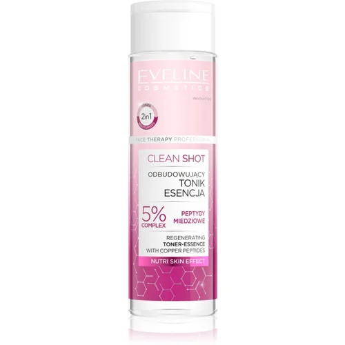 Eveline Cosmetics Clean Shot 5% Copper Peptide Complex revitalizirajući tonik 200 ml