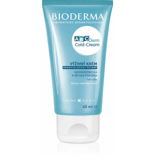 Bioderma ABC Derm Cold-Cream hranjiva krema za lice i tijelo za djecu od rođenja 45 ml