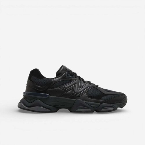 New Balance Nizke superge 9060 Triple Black Leather Men's Črna Cene