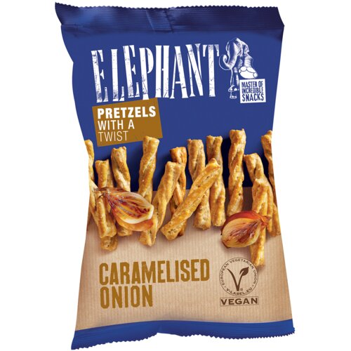 ELEPHANT štapići twists sa karamelizovanim lukom 160G Cene
