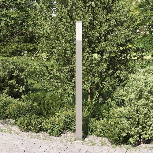  Stupić za svjetlo 110 cm od nehrđajućeg čelika IP44 Srebrna Slike