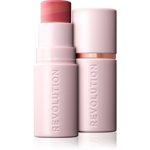 Makeup Revolution Skin Silk Blush Stick kremasto rdečilo v paličici odtenek Pinched Soft Pink 4.5 g Slike