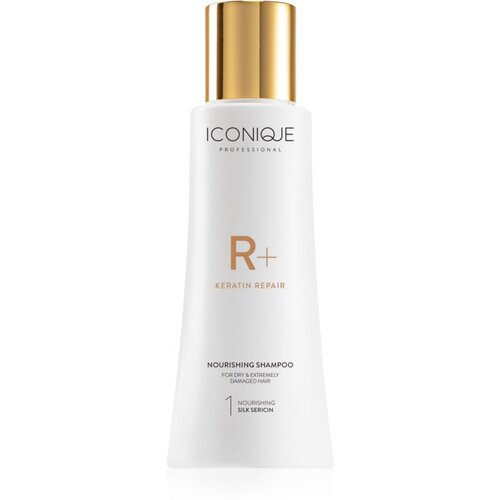 ICONIQUE R+ Keratin repair Nourishing shampoo obnavljajući šampon s keratinom za suhu i oštećenu kosu 100 ml Cijene