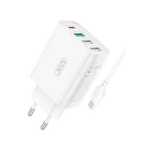 XO brzi punjač Tip c + 3xUSB L120 + kabl 0286 Slike