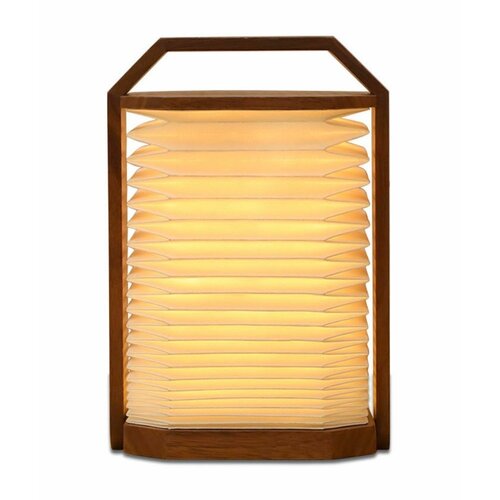 Gingko bijela/u tamnoj prirodnoj boji led stolna lampa (visina 4 cm) origami &amp;ndash; Slike