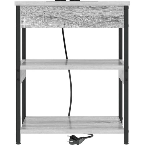  Noćni ormar Siva Sonoma 41 x 31 x 51 cm Konstruirano drvo Slike