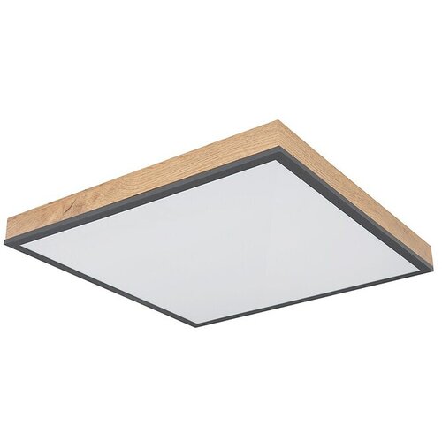 Globo Doro LED panel v videzu lesa (24 W, 45 x 45 cm, Imitacija lesa/Grafitne barve, Večbarvno) Slike