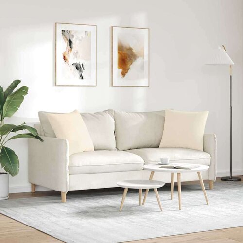 VidaXL jastučići za sofu 2 pcs bež 50 x 50 cm tkanina Slike