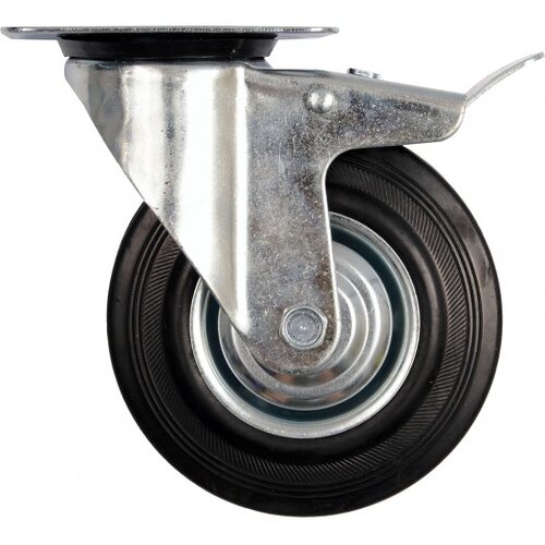 TOYA Vorel Swivel Swively Black Gume Brake 200 mm 87327, (21389969) Slike